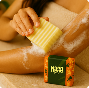 Manna Oils nutrient-rich body butter in a jar — deeply moisturizing and made with natural ingredients.