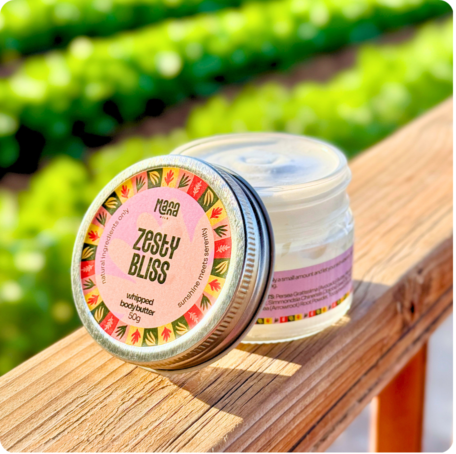 'Zesty Bliss' botanical whipped body butter